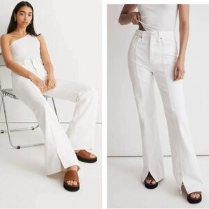 Madewell high-rise baggy flare jeans